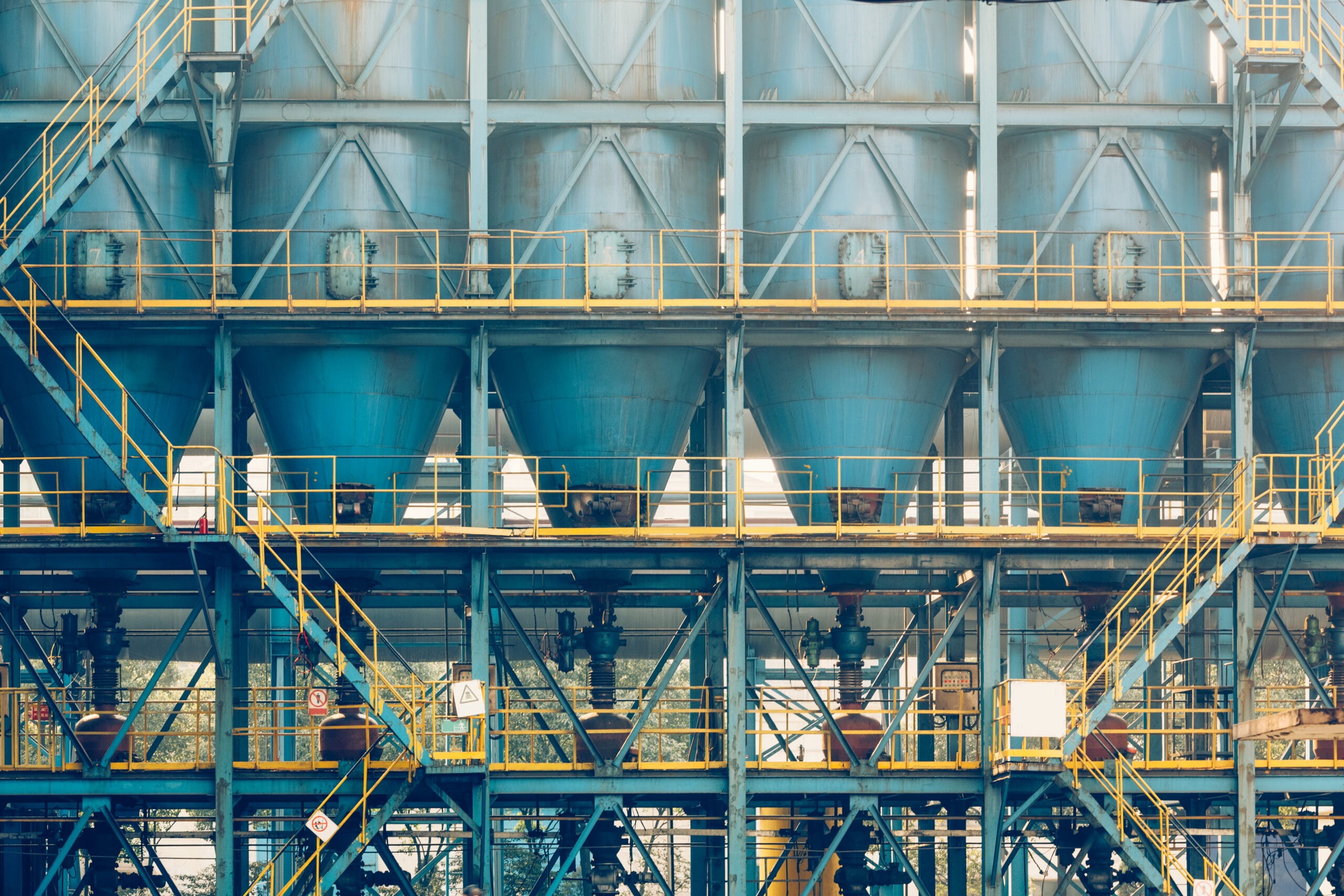 steel pipelines and cables in a plant,Industrial zone.